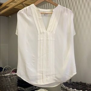 XS Silk Joie Blouse in White
